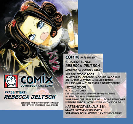 Comix präsentiert Rebecca Jeltsch auf der Nicon 2009