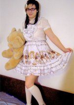 Cosplay-Cover: Sweet Lolita (weißer JSK)