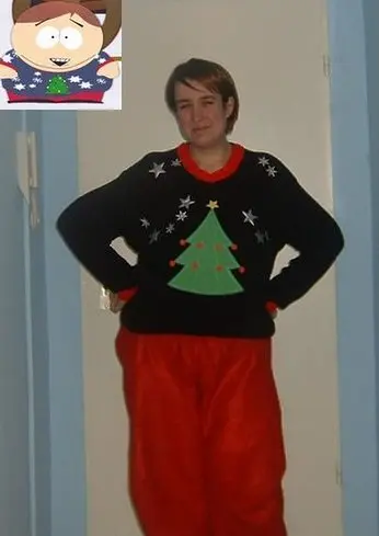 Cosplay-Cover: Eric Cartman - Weihnachtsoutfit (S06E17)