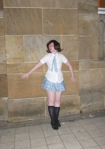 Cosplay-Cover: Selphie Tilmitt (Schuluniform)