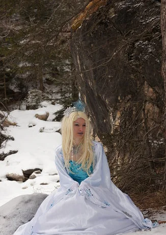 Cosplay-Cover: Eisprinzessin