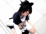 Cosplay-Cover: Sasuke Uchiha ✖ [ Blue Neko Version ]