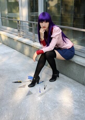 Cosplay-Cover: Hitagi Senjogahara