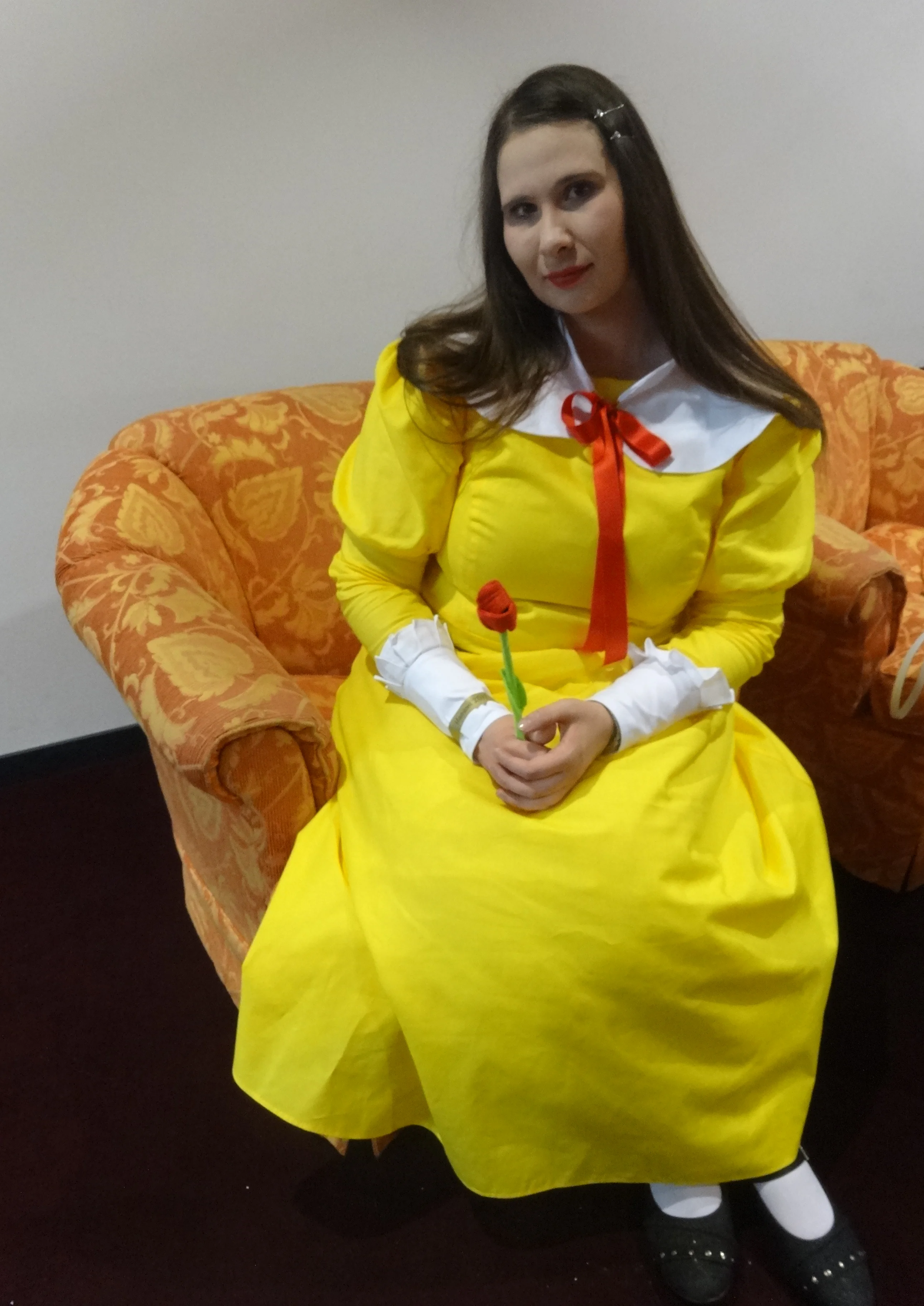 Cosplay-Cover: Haruhi Fujioka: weibliche Schuluniform