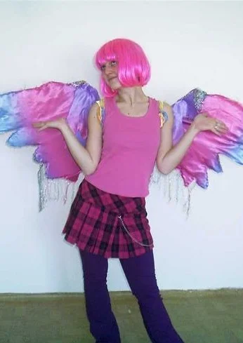 Cosplay-Cover: Regenbogenengel 