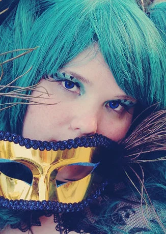 Cosplay-Cover: Pfau
