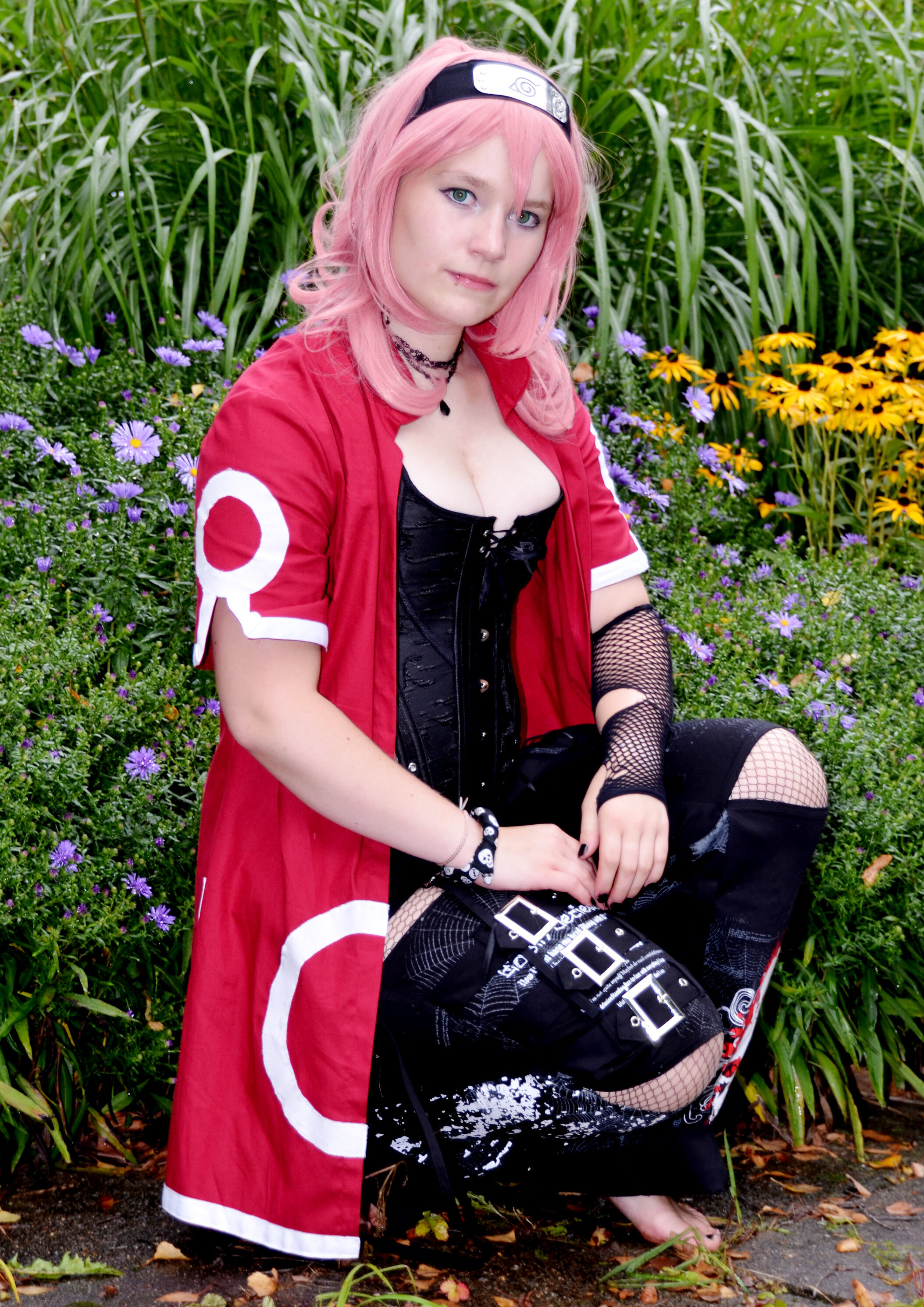 Cosplay-Cover: Sakura Haruno (Visual Kei Free)