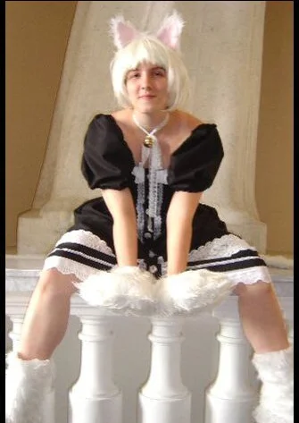 Cosplay-Cover: Gothic Lolita Catgirl Black