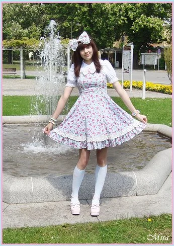 Cosplay-Cover: Blue Sugar Lolita