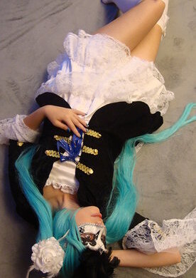 Cosplay-Cover: Miku Hatsune (Maske)