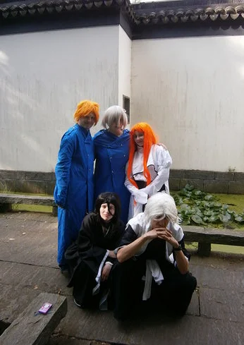 Cosplay-Cover: Ichimaru Gin (Blue Uniform Style)