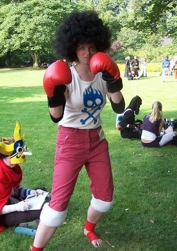 Cosplay-Cover: Ruffy (Afro)