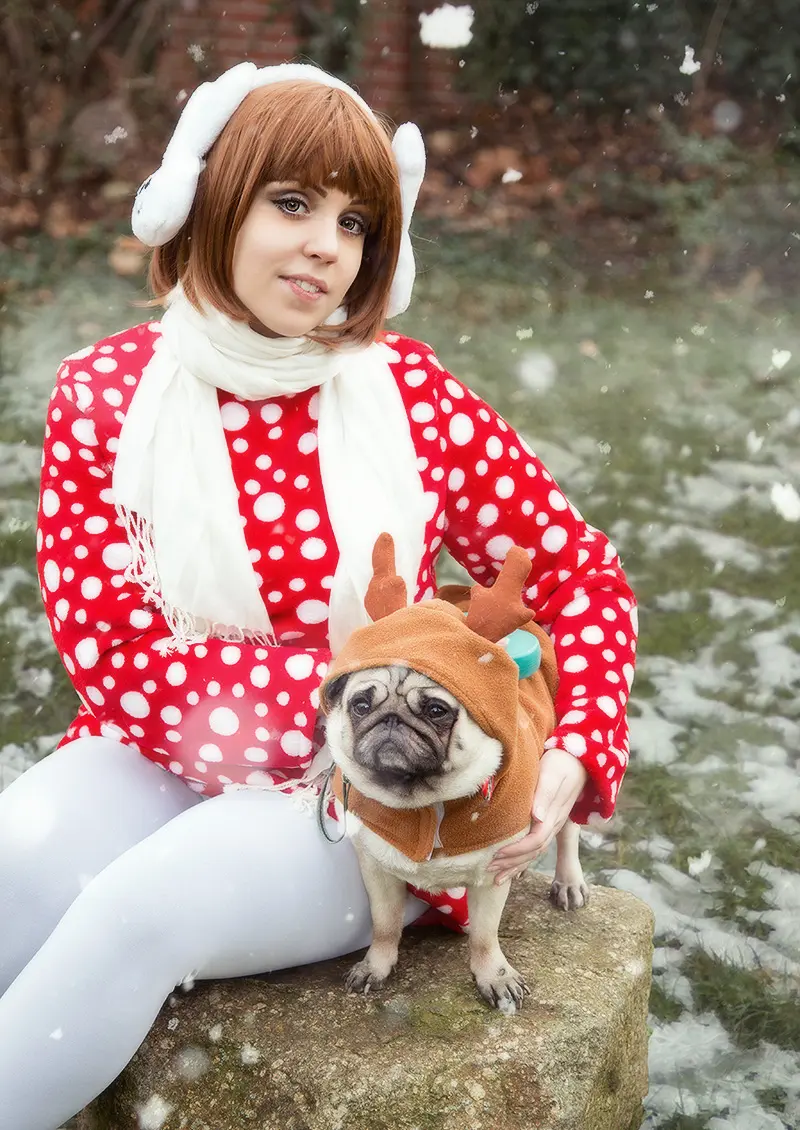 Cosplay-Cover: Mako Mankanshoku (Fanart Winter Version)