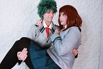 Cosplay-Cover: Ochako Uraraka Schuluniform