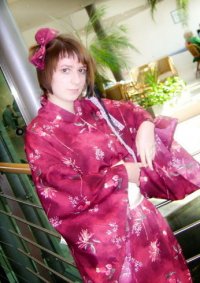 Cosplay-Cover: Kimono-Mädchen