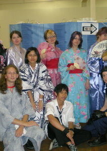 Cosplay-Cover: Yukata in Schwarz