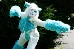 Cosplay-Cover: Puschelkatze Hellblau [Amélie]