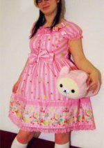 Cosplay-Cover: Sweet Lolita (rosa Fruits Parlor Kleid)