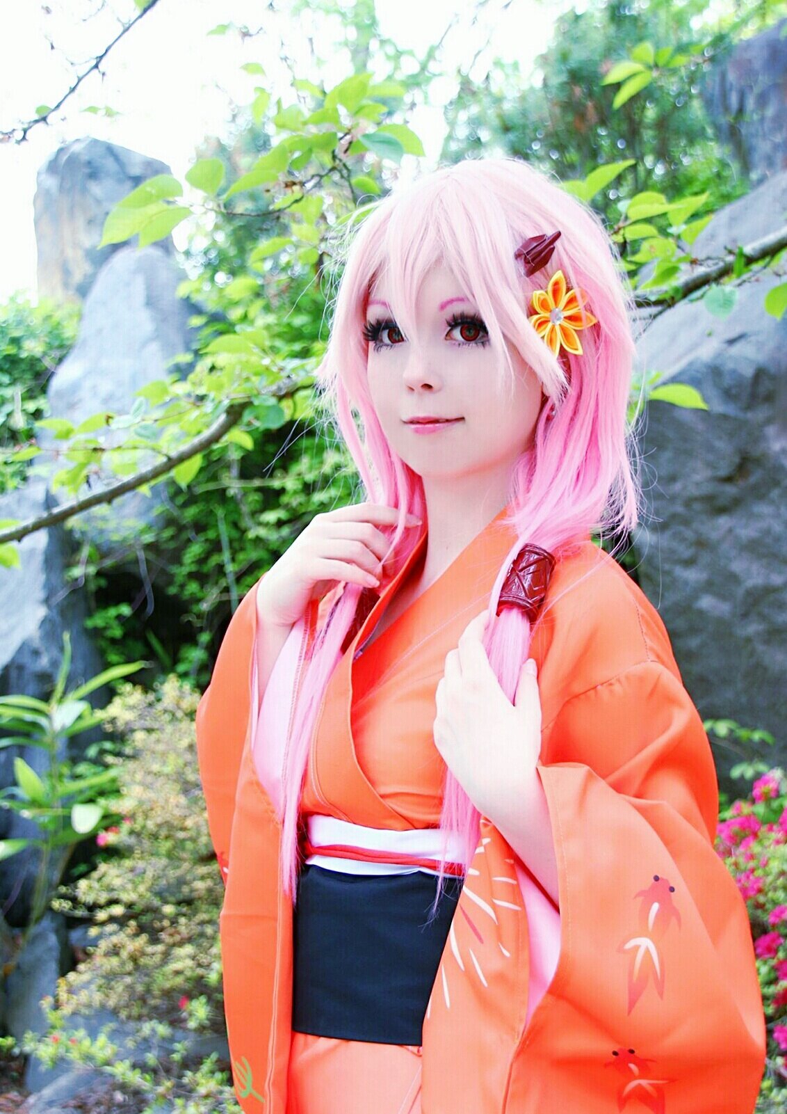 Cosplay-Cover: Inori Yuzuriha-Yukata Version