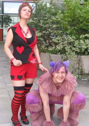Cosplay-Cover: Herzkönigin (Eigenkreation)