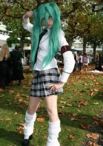 Cosplay-Cover: Miku Hatsune 01 Schoolgirl