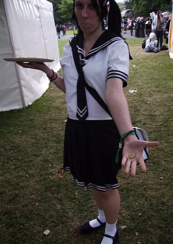 Cosplay-Cover: Sasuke-chan (Schuluniform)