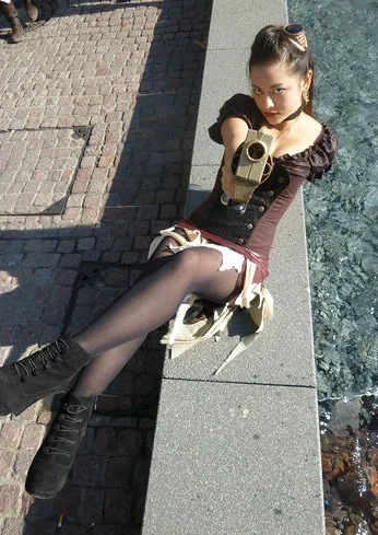 Cosplay-Cover: Steamgirl (Eigenkreation)