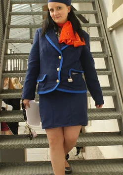 Cosplay-Cover: Stewardess