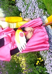 Cosplay-Cover: Sakura Kinomoto (Pink-Cat-Dress)