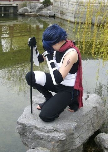 Cosplay-Cover: Sasuke Uchiha Anbu-Version