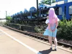 Cosplay-Cover: Lacus Clyne ~ Zivil ~ Fields of Hope