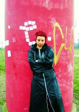 Cosplay-Cover: Lea (übergang zu Axel bereits in Kutte)