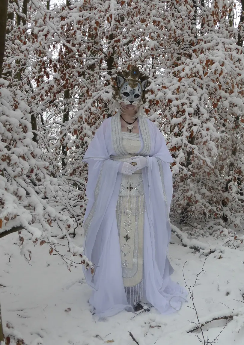 Cosplay-Cover: Schneeleopardin (Kemonomimi)