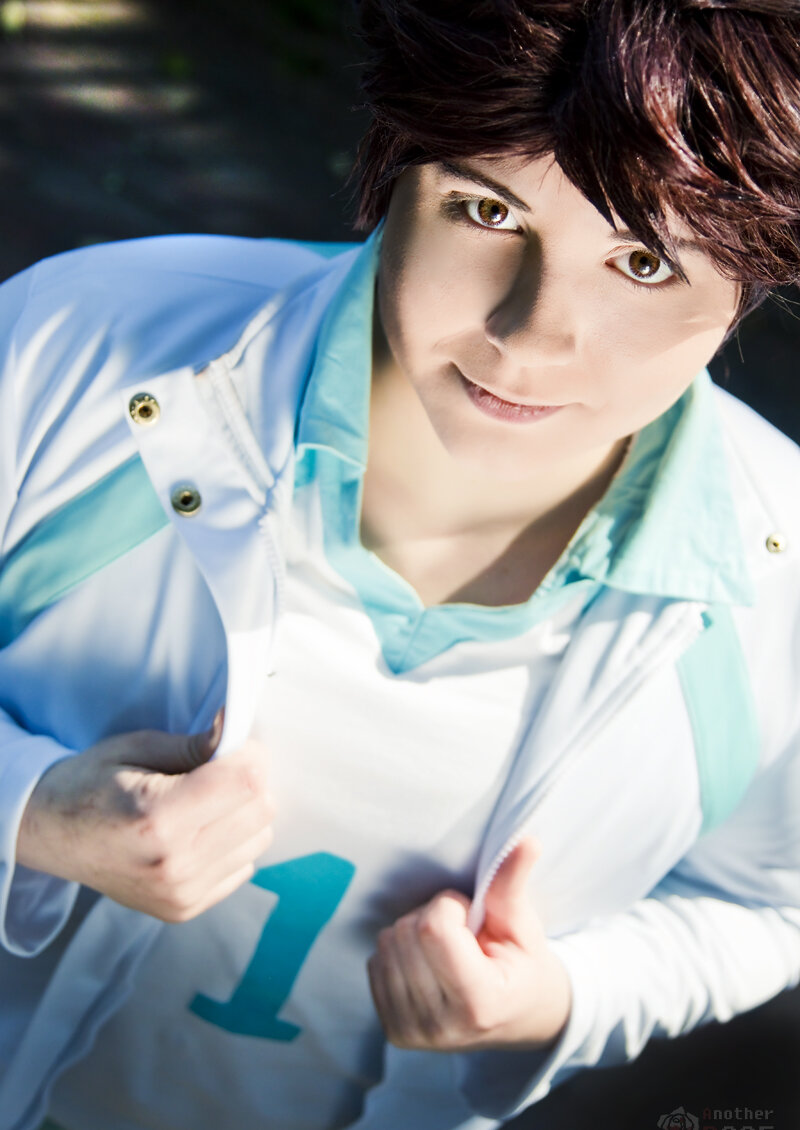 Cosplay-Cover: Tôru Oikawa [Aobajôsai Jersey]