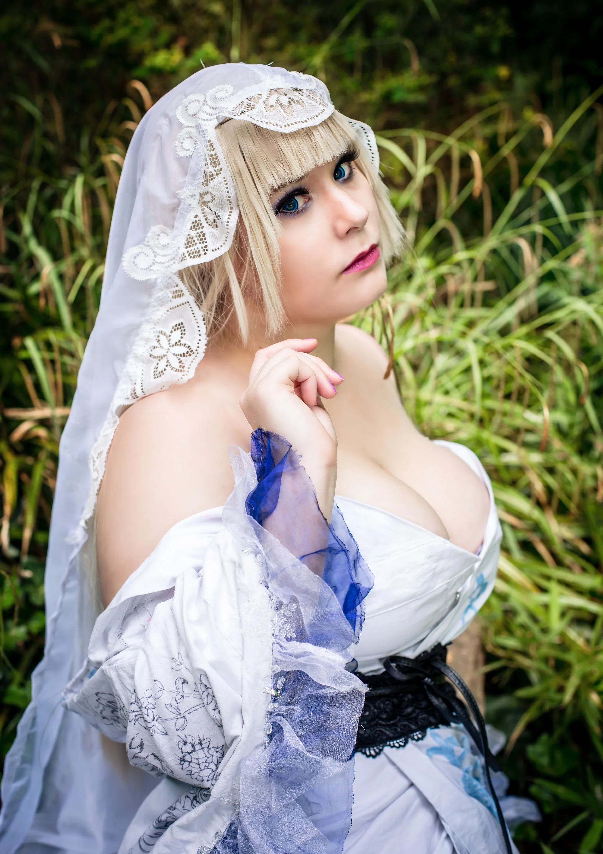 Cosplay-Cover: White Kimono