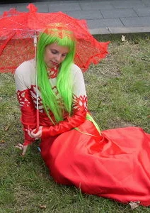 Cosplay-Cover: C.C. Red Artbook Dress 