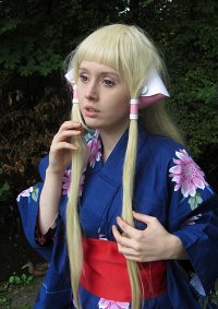 Cosplay-Cover: Chii [Blue Yukata/Kimono, Anime-/Mangaversion]