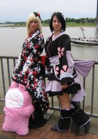 Cosplay-Cover: Sailor Lolita Two Piece Kimono Outfit