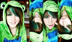 Cosplay-Cover: Frosch Kigurumi