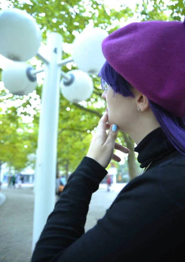 Cosplay-Cover: Rarity (Kunstkritikerin)