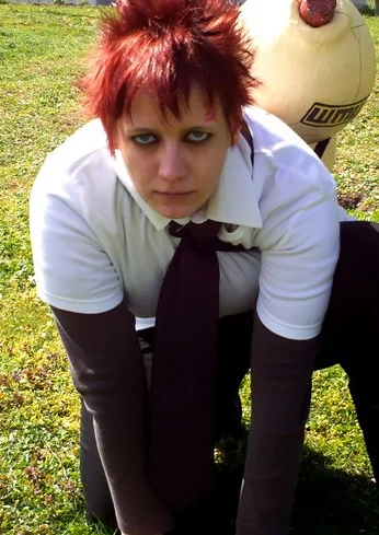 Cosplay-Cover: Sabakuno Gaara - Schuluniform [Fanart-Version]