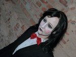 Cosplay-Cover: Billy - the Jigsaw Püppi
