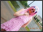 Cosplay-Cover: Sakura Haruno (Sommeroutfit)