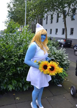 Cosplay-Cover: Schlumpfine