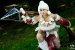 Cosplay-Cover: Nidalee - the bestial Huntress [Snowbunny Skin]