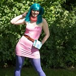 Cosplay: Bulma [Dragon Ball Movie 1 Version]