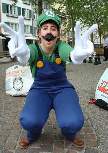 Cosplay-Cover: Luigi