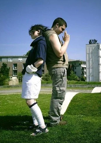 Cosplay-Cover: Uchiha Sasuke (blue version)