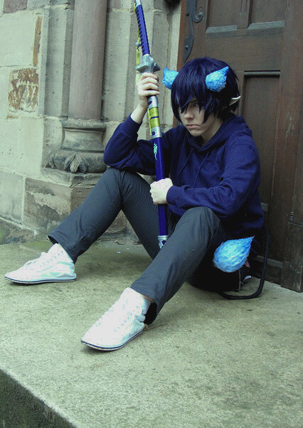 Cosplay-Cover: Rin Okumura (Anime Episode 2)