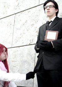 Cosplay-Cover: Grell Sutcliff (Chesire Wonderland cat)